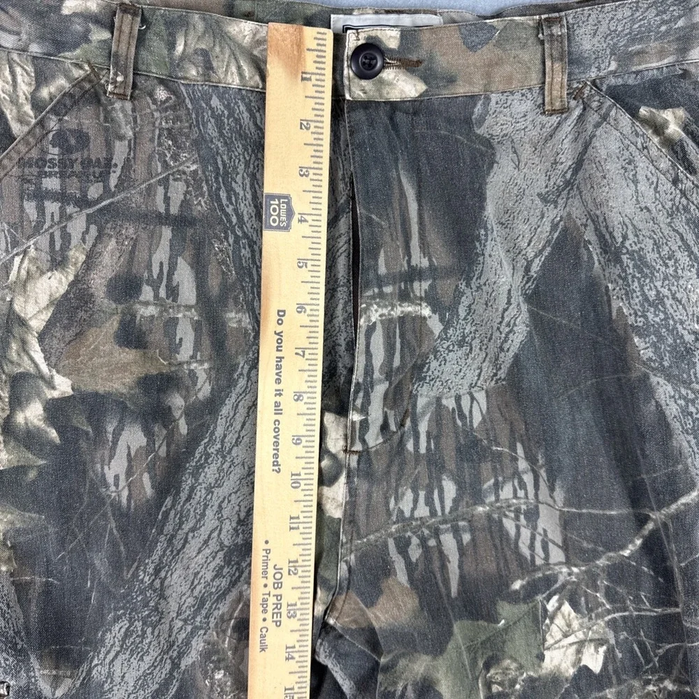 Vintage Jerzees Outdoors Pants Men Large Camo Cargo Realtree Mossy Oak Baggy 90s